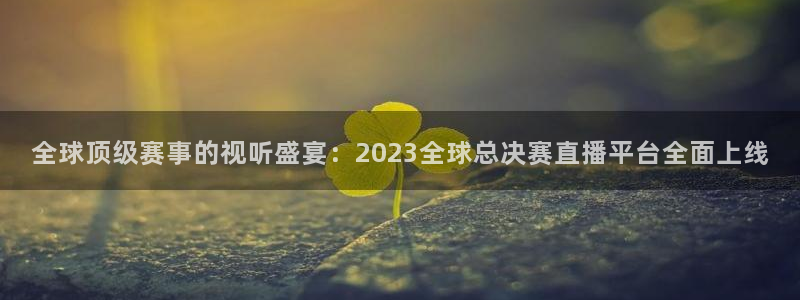 全球顶级赛事的视听盛宴：2023全球总决赛直播平台全面上线