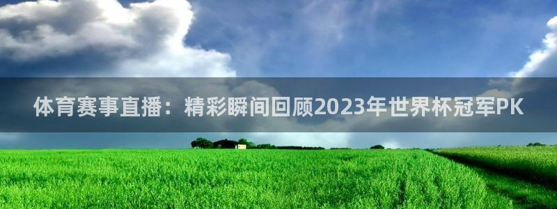 体育赛事直播：精彩瞬间回顾2023年世界杯冠军PK
