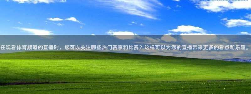 在观看体育频道的直播时，您可以关注哪些热门赛事和比赛？这样可以为您的直播带来更多的看点和乐趣。